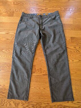 Enzo Tovare pants charcoal gray 100% cotton style jeep-3, waist 36 #769